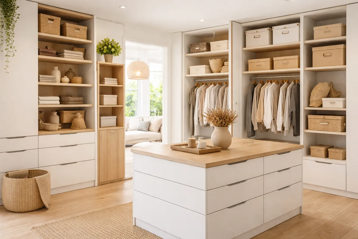 Comment bien choisir les espaces de rangement dans une maison neuve