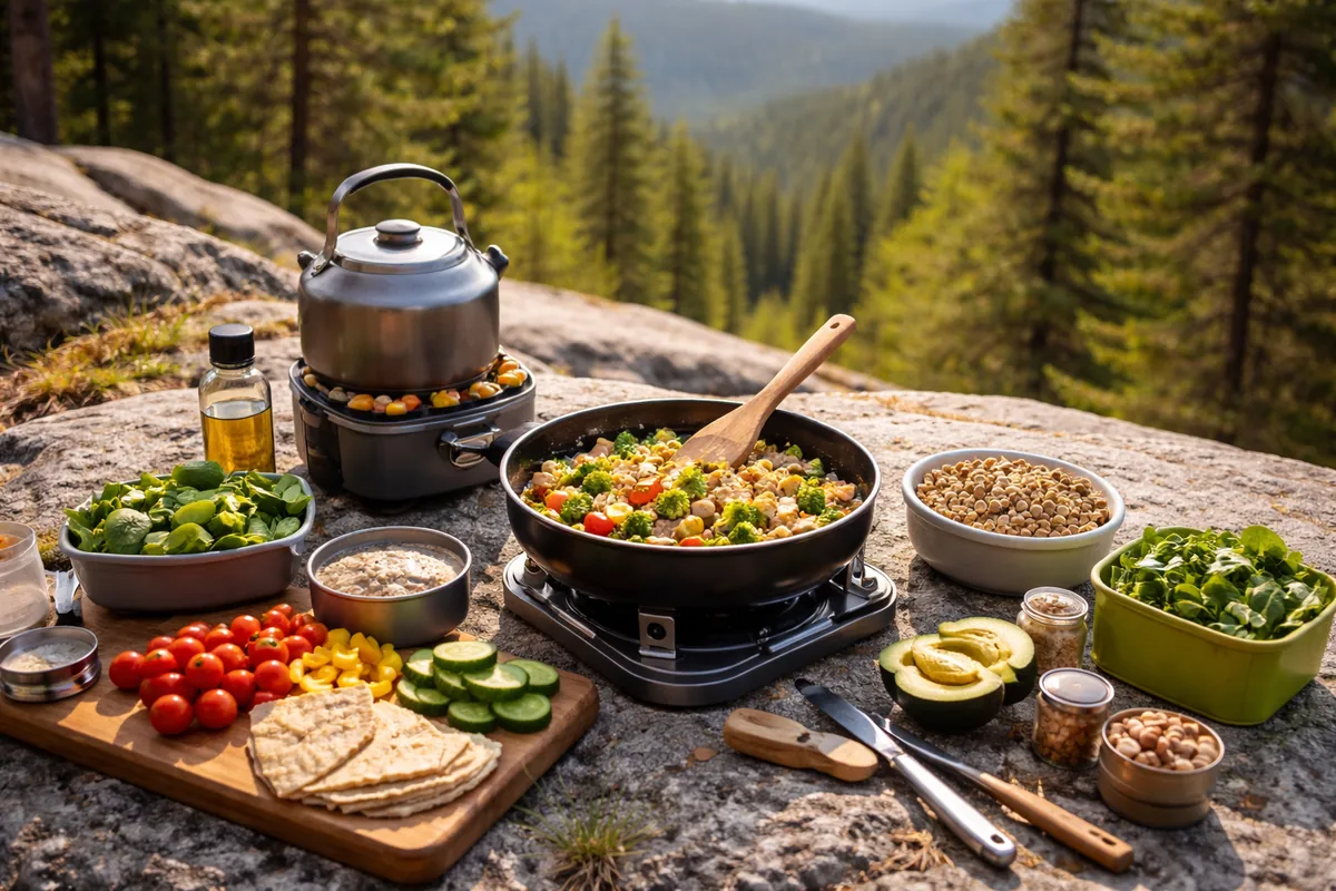 Comment préparer des repas équilibrés en pleine nature lors d'une randonnée